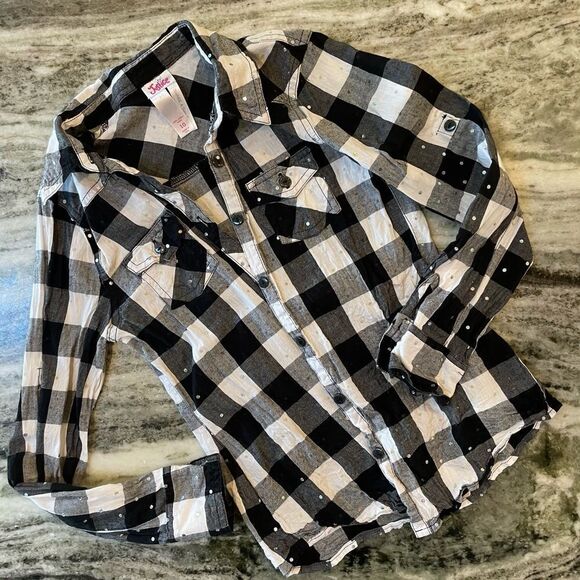 Girls Justice Flannel (Girls 10) - Picture 1 of 2